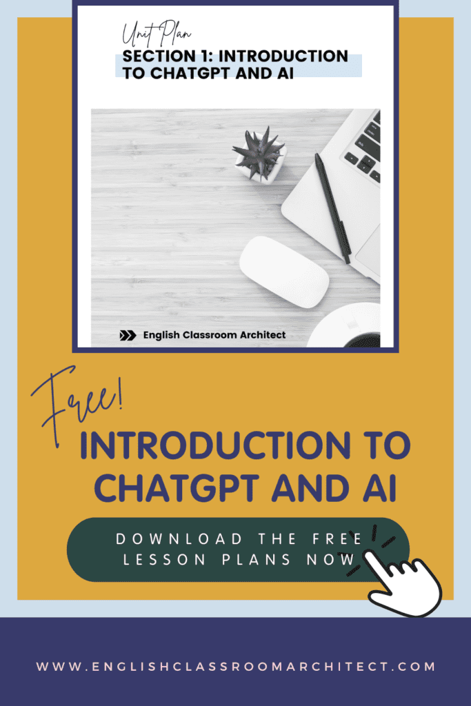 Free Lesson Plans - AI in English Classroom