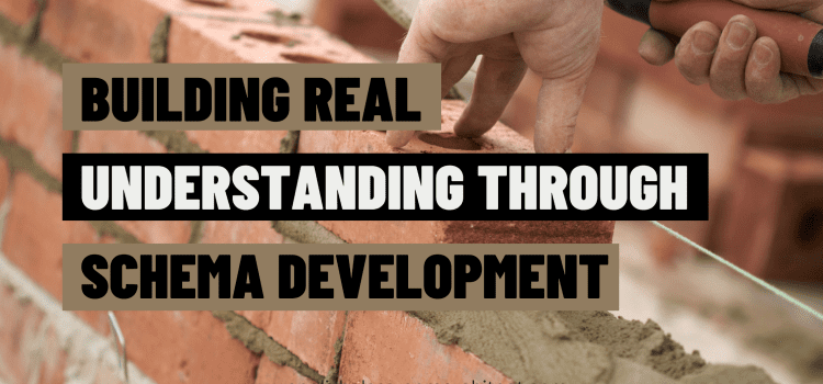 “It’s Complicated”: Building Real Understanding Through Schema Development